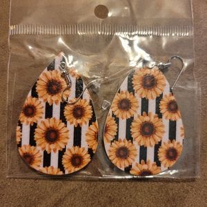 Faux Leather Earrings